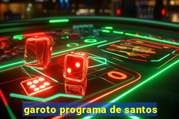 garoto programa de santos